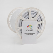 Гибкий неон 16х16мм форма D 144 LED/м БЕЛЫЙ 230В бухта 50м (c комплектом подключения) NEON-NIGHT