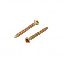 Саморез универсальный 3,0х35 мм, желтый цинк, пакет (800 шт/уп) KRANZ