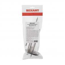 Нагревательный элемент для бойлера ТЭН 2500 Вт  (1000+1500), TW, нерж, овальный фланец Ø80/110, место под анод М5, клеммы под разъем, L265мм, 220V,REXANT