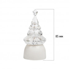 Фигура светодиодная на подставке Ёлочка Кристалл, RGB