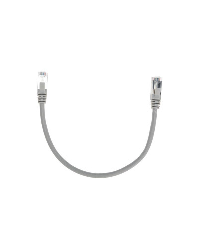 Патч-корд F/UTP, CAT 6, RJ45-RJ45, 26AWG, LSZH, серый, 0,3м REXANT