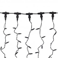 Гирлянда светодиодная Занавес 2х1,5м 360 LED ЖЕЛТЫЙ черный ПВХ IP65 постоянное свечение 230В блок в комплекте NEON-NIGHT