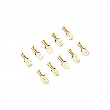 Клемма плоская штекер 6.3 мм 0.75-1.5 мм² (РП-п 1.5-(6.3) L = 20 мм) в упак. 10 шт. REXANT