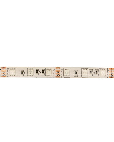 Лента светодиодная 12В, SMD5050, 14,4Вт/м, 60 LED/м, RGB, 10мм, 5м, IP65 LAMPER