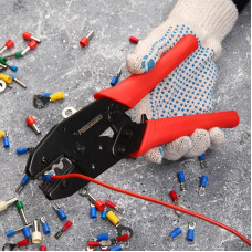 Кримпер HT-336N для обжима изолированных и неизолированных гильз 1,5-10,0мм² PROconnect