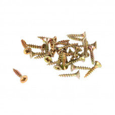 Саморез универсальный 3,0х16 мм, желтый цинк, пакет (1000 шт/уп) KRANZ