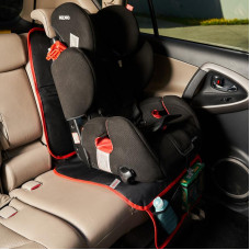 Накидка защитная под детское автокресло со спинкой и карманом REXANT