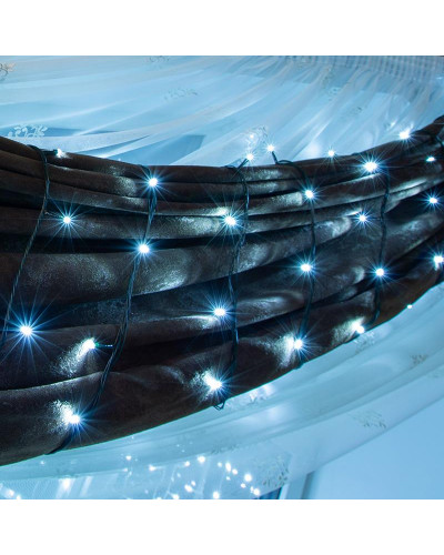 Гирлянда светодиодная универсальная Уличная 120 LED БЕЛЫЕ 12 метров