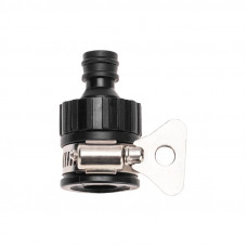 Адаптер пластмассовый, 3/4', с внешним хомутом ЧЕТЫРЕ СЕЗОНА