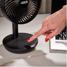 Вентилятор настольный USB, черный, 6Вт