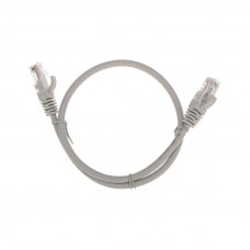 Патч-корд U/UTP, CAT 6, RJ45-RJ45, 26AWG, LSZH, серый, 0,5м REXANT