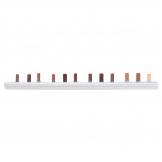 Шина соединительная типа PIN 12 штырей 3Р 63А 22см REXANT