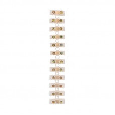 Клеммная колодка винтовая KВ-16 (6-16 мм²), ток 30 A, полиэтилен белый (ЗВИ) REXANT