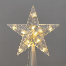 Гирлянда светодиодная из росы с макушкой на елку 9 нитей х 2м, 200LED, эффект водопада, теплый белый цвет, 230В NEON-NIGHT