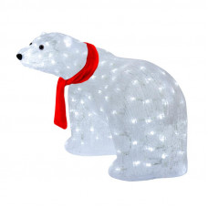 Акриловая светодиодная фигура Мишка 60 см, 200 светодиодов, IP65, понижающий трансформатор в комплекте NEON-NIGHT