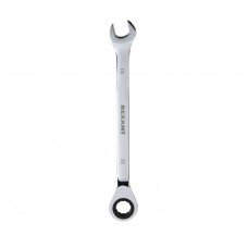 Ключ комбинированный трещоточный 11мм, CrV, зеркальный хром REXANT