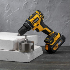 Коронка алмазная 80мм по керамограниту с центровочным сверлом KRANZ