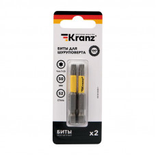 Бита для шуруповерта Torx T25х50 мм (2 шт./уп.) Kranz