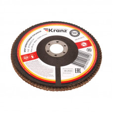 Круг лепестковый торцевой, P60, 150х22,2мм KRANZ