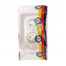 DEA Розетка 2-ая керамика с/з с/у 16А Беж KRANZ