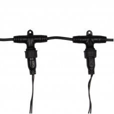 Гирлянда светодиодная Занавес 2х3м 760 LED БЕЛЫЙ черный ПВХ IP65 постоянное свечение 230В блок в комплекте NEON-NIGHT