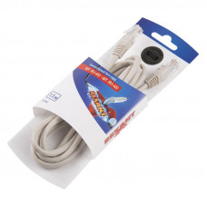 Патч-корд U/UTP RJ45-RJ45, CAT 5e, PVC, серый, 1,5м REXANT