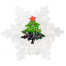 Елочка на снежинке RGB 5,5x5,5 см