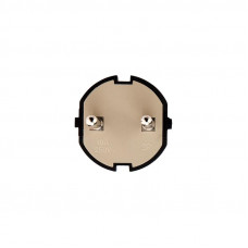 Вилка прямая без з/к 6А черная REXANT