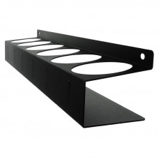 Держатель-органайзер для баллончиков, настенный, с крючками, черный REXANT