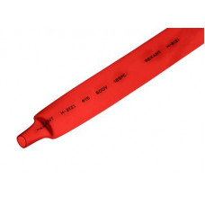 Трубка термоусаживаемая ТУТ 18,0/9,0мм, красная, упаковка 50 шт. по 1м, PROconnect