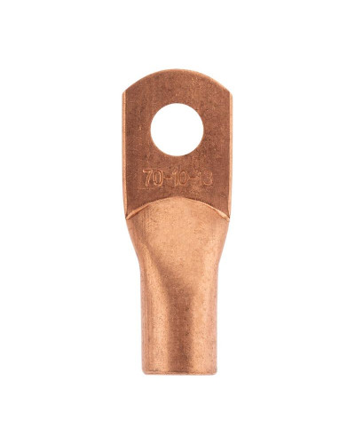 Наконечник медный ТМ 70-10-13 (70мм² - Ø13мм) (в упак. 5 шт.) REXANT