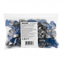 Хомут червячный 10-16/9-0,7мм, с ключом, нержавеющая сталь W2, (50 шт/уп) REXANT