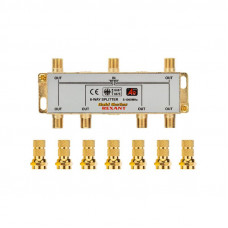 Делитель ТВх6 + 7шт. F BOX, 5-1000 МГц Gold REXANT