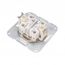 DEA Выключатель (переключатель) 1кл прох. (инд) с/у 10А мех. бежевый KRANZ