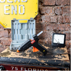 Пистолет клеевой, 60Вт, Ø11мм, настройка температуры 120..240℃, кейс REXANT