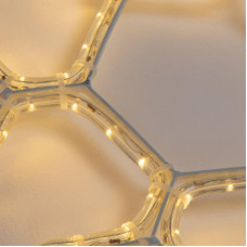 Фигура Снежинка, цвет ТЕПЛЫЙ БЕЛЫЙ, размер 30х28см