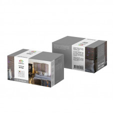 Гирлянда Светодиодный Дождь 1,5x1,5м, свечение с динамикой, прозрачный провод, 230 В, диоды МУЛЬТИКОЛОР