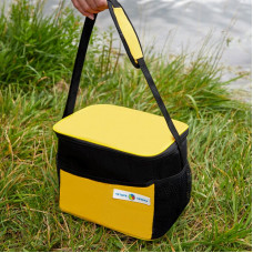 Сумка-холодильник (термосумка) 10л, 2 слоя утепления, с карманами ЧЕТЫРЕ СЕЗОНА