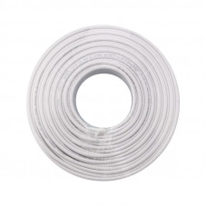 Кабель коаксиальный RG-6U, 75Ом, CCS/Al/Al, 48%, 100м, INDOOR, белый PROconnect