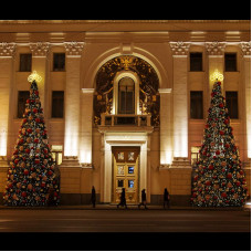 Елочная фигура Шар, 15 см, цвет красный матовый