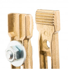 Зажим «крокодил» 400 А 170 мм для сварки (латунь) САТУРН Профи РОССИЯ