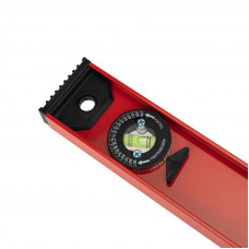 Уровень алюминиевый Рельс, 1000мм, 3 глазка (1 поворотный) REXANT