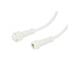 Соединительный кабель (2pin) герметичный (IP67) 2х0.35 мм² белый REXANT