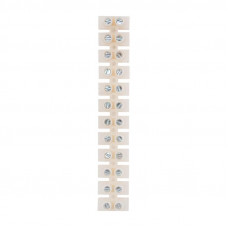 Клеммная колодка винтовая KВ-12 (4-12 мм²), ток 16 A, полиэтилен белый (ЗВИ) REXANT