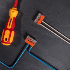 Универсальная компактная клемма СМК 221-415, 5-проводная до 4,0 мм² (40 шт./уп.) REXANT