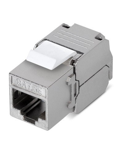 Модуль Keystone Jack RJ-45(8P8C), FTP экранированный, CAT 5e, тип 180 градусов, самозажимной REXANT PRO