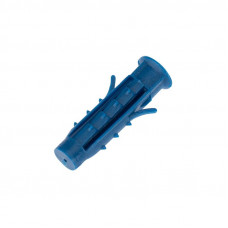 Дюбель распорный 6х25мм, синий, полипропилен, пакет (50 шт/уп) KRANZ