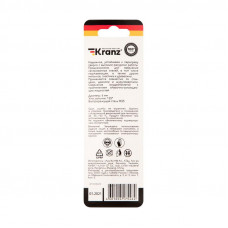 Сверло по металлу 6х93х57мм «Кобальт» (сталь HSS-Co 5% M35 P6M5K5) DIN 338, 1 шт. в блистере KRANZ