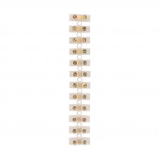 Клеммная колодка винтовая KВ-16 (6-16 мм²), ток 30 A, полиэтилен белый, индивидуальная упаковка, 1 шт. (ЗВИ) REXANT