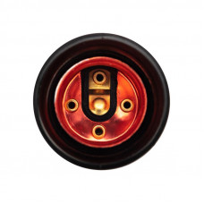 Патрон-розетка карболитовый Е27 черный, с этикеткой REXANT